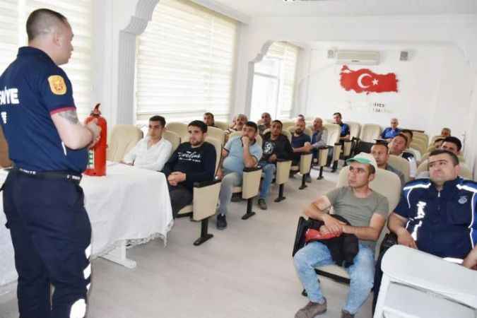 Çorum’un İskilip İlçesinde Belediye Personeline Afet Eğitimi
