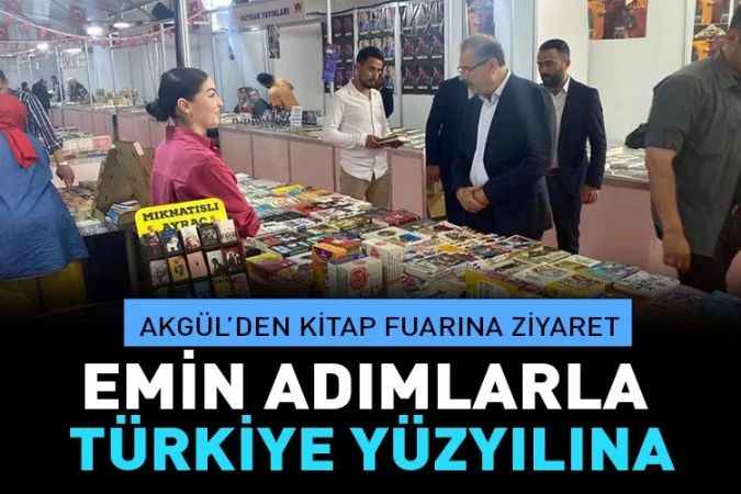 AK Parti Yozgat Milletvekili Abdulkadir Akgül, Sorgun Kitap Fuarı’nı ziyaret etti