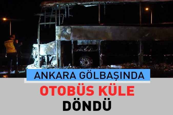 Ankara Gölbaşı'nda tır ve otobüs çarpıştı