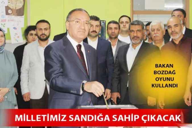 Bakan Bozdağ, Oyunu Şanlıurfa'da Kullandı