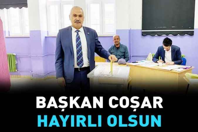 Yozgat Boğazlıyan Belediye Başkanı Gökhan Coşar Cumhurbaşkanlığı İkinci Tur İçin Oyunu Kullandı