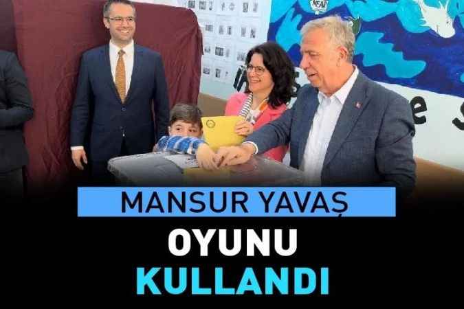 Ankara Büyükşehir Belediye Başkanı Mansur Yavaş,  13. Cumhurbaşkanlığı 2. Tur Seçimi İçin Oyunu Kullandı