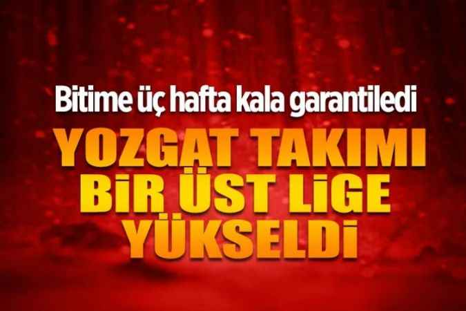 Yozgat Mehmet Öztürk 2. Amatör Küme Ligi B grubunda takımlarından Tuzkaya FK birinci amatör küme ligine yükseldi