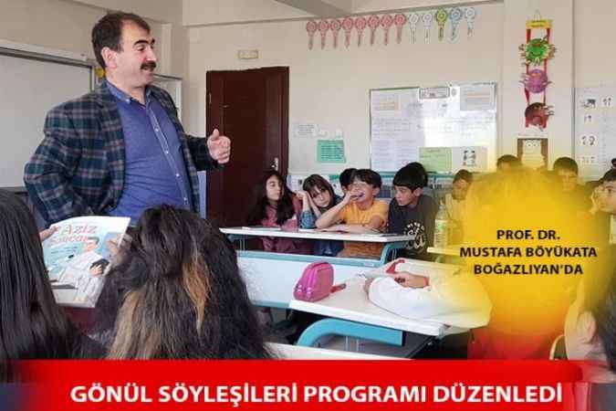 Prof. Dr. Mustafa Böyükata'nın başlattığı Gönül söyleşileri Boğazlıyan’da yapıldı