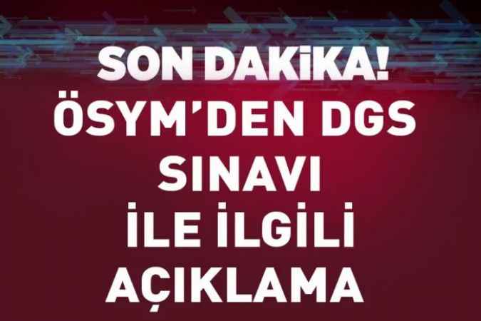 ÖSYM, Deprem Bölgesinden DGS Başvuru Ücreti Almayacak