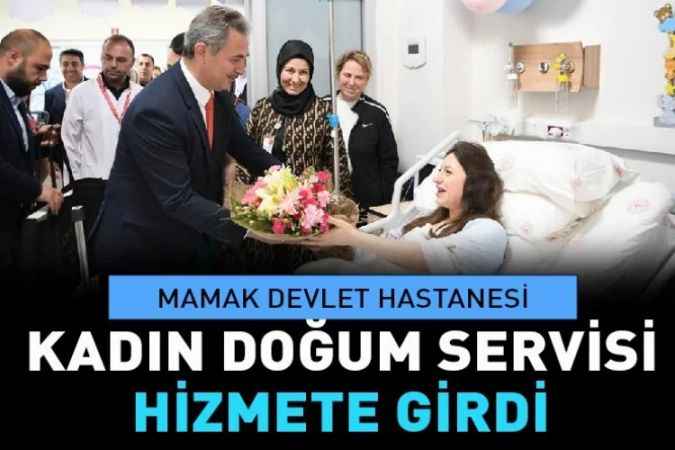 Mamak Devlet Hastanesi Kadın Doğum Servisinin İlk Bebeği Doğdu