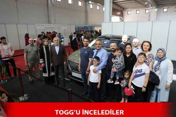 Yozgat Bozok Üniversitesi Ailesi TOGG'u inceledi