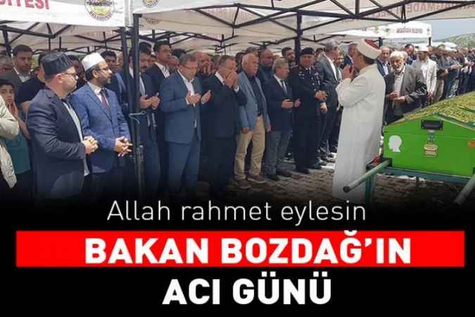 Adalet Bakanı Bekir Bozdağ'ın eşi Mine Bozdağ'ın teyzesi Nuriye Tunçal vefat etti