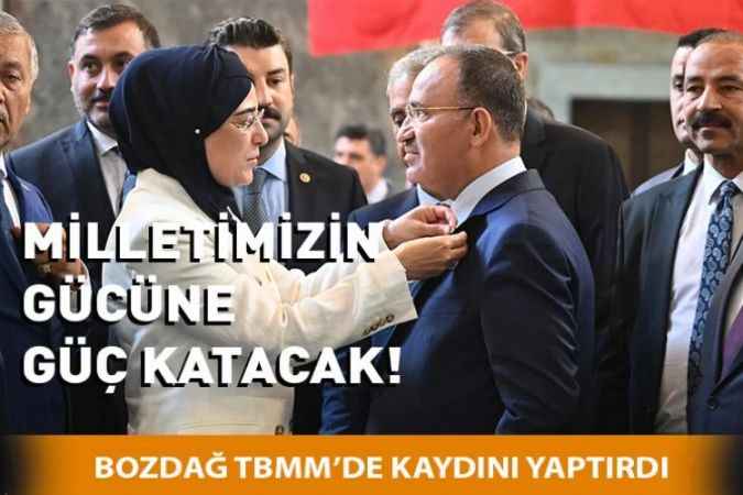 Adalet Bakanı ve AK Parti Şanlıurfa Milletvekili Bekir Bozdağ : Milletimizin gücüne  güç katacak!