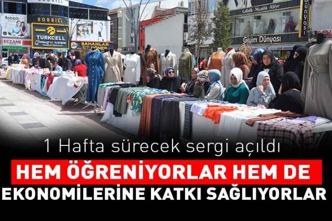 Yozgat'ın Sorgun İlçesi'nde  HEM’den “Hayat Boyu Öğrenme Haftası” sergisi