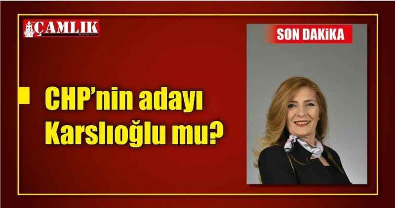 CHP'nin adayı Karslıoğlu mu?