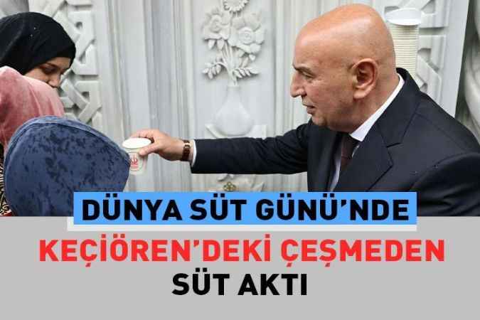 Keçiören’de 1 Haziran Dünya Süt Günü dolayısıyla farkındalık programı düzenlendi
