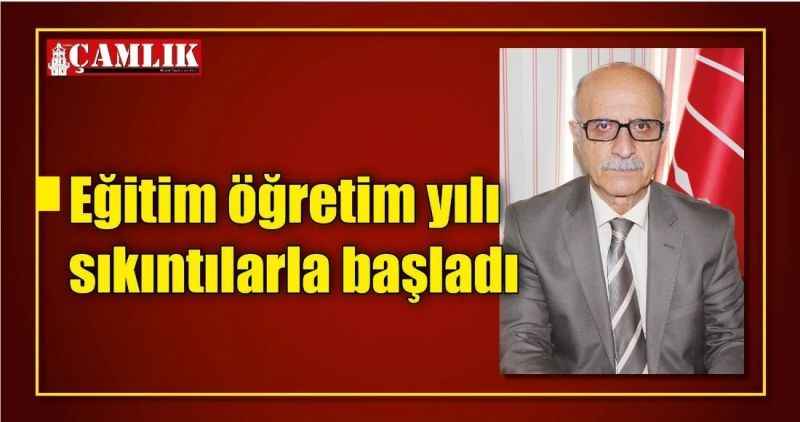 Eğitim öğretim yılı sıkıntılarla başladı