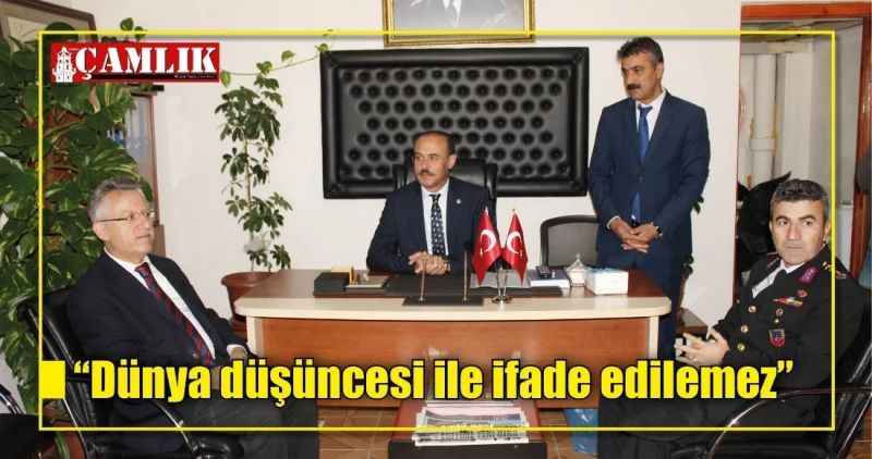 'Dünya düşüncesi ile ifade edilemez'