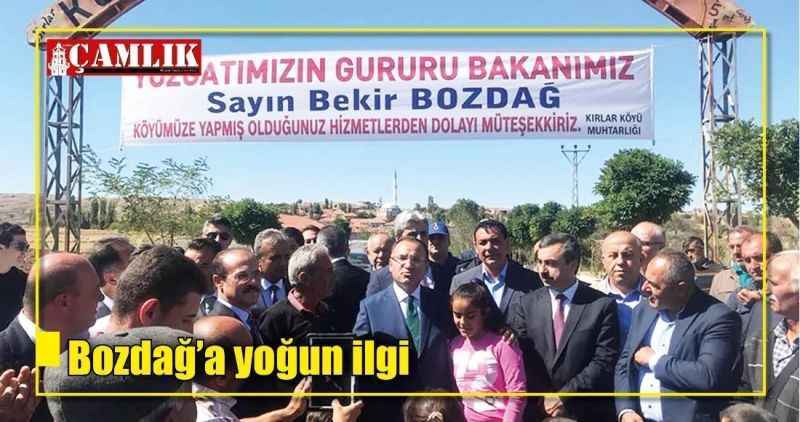 Bozdağ'a yoğun ilgi
