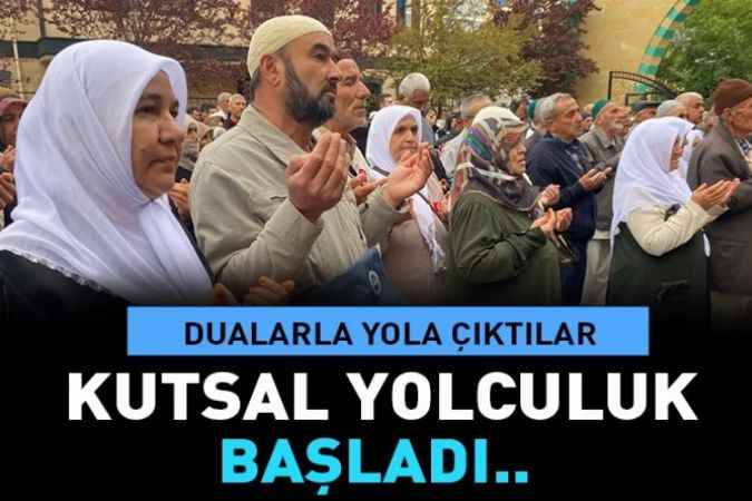 Yozgat'ta 150 hacı adayı dualarla kutsal topraklara uğurlandı