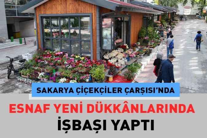 Ankara Büyükşehir Belediyesi tarafından yenilen Sakarya Çiçekçiler Çarşısı’nda esnaflar yeni dükkânlarında iş başı yaptı.