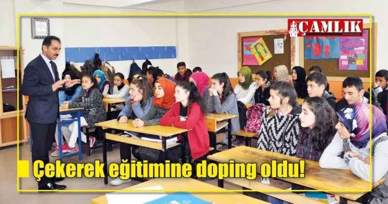 Çekerek eğitimine doping oldu!