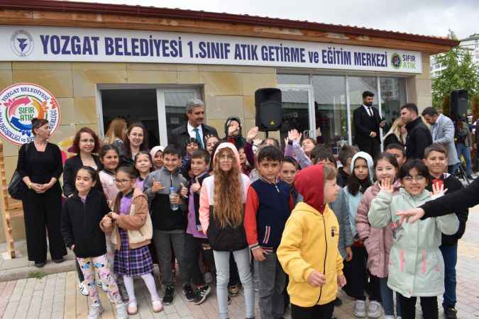 Yozgat Belediyesi 1. Sınıf Atık Getirme ve Eğitim Merkezi açıldı