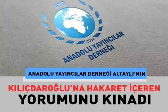 Anadolu yayıncılar Derneği (AYD)’den Gazeteci Fatih Altaylı’ya sert tepki