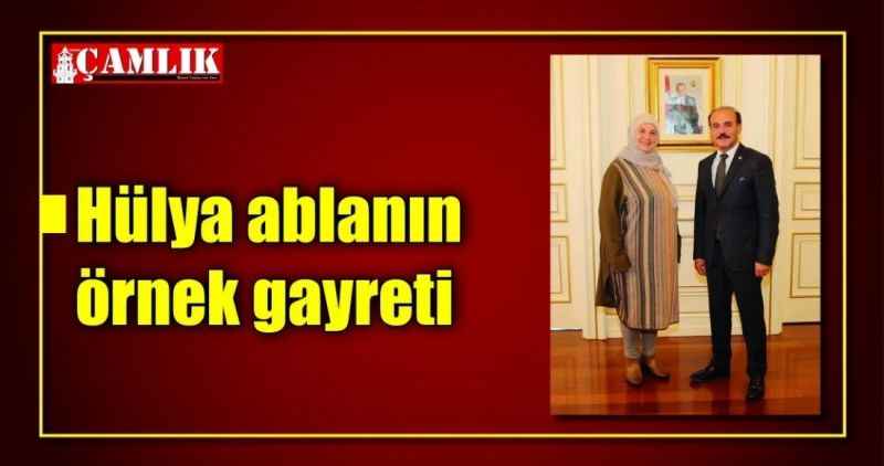 Hülya ablanın örnek gayreti