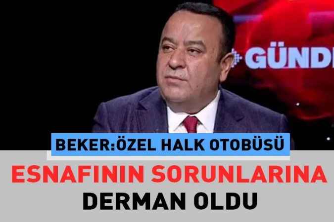 İyi parti Ankara milletvekili Yozgatlı hemşehrimiz Adnan Beker, Özel Halk Otobüslerinin ücretsiz verdikleri hizmetin, karşılığının ödenmesi gerektiğini vurguladı.