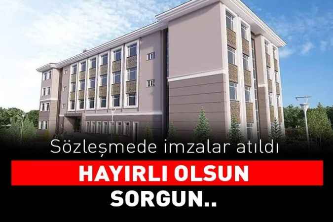 Yozgat’ın Sorgun İlçesi’ne yapılacak 200 öğrencili pansiyonun sözleşmesi imzalandı. Hayırlı olsun Sorgun!