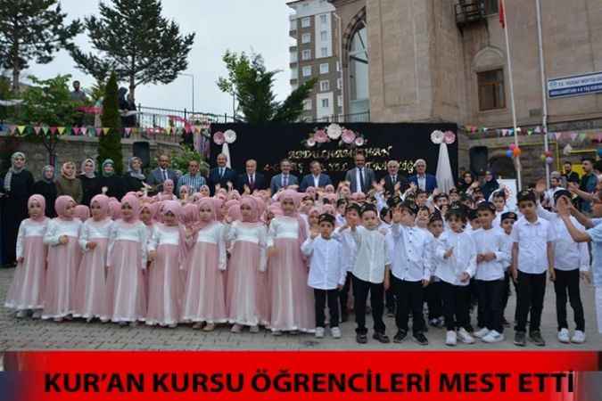 Yozgat’ta 4-6 Yaş Kur'an Kursu öğrencilerinden 10. Yıl Şenliği