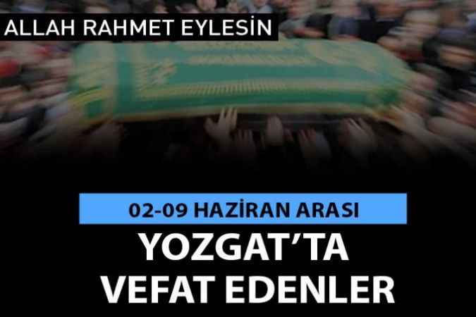 Yozgat'ta Vefat Edenler