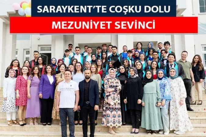 Yozgat Saraykent Çok Programlı Anadolu Lisesi Mezuniyet Töreni Büyük Bir Coşku İle Gerçekleşti