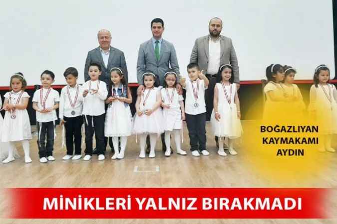Yozgat Boğazlıyan Kaymakamı Recep Aydın 4-6 Yaş Kur’an Kursu Yıl Sonu Etkinliklerine Katıldı