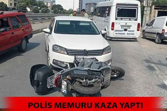 Yozgat'tan Edremit'e giden Polis Memuru kaza yaptı