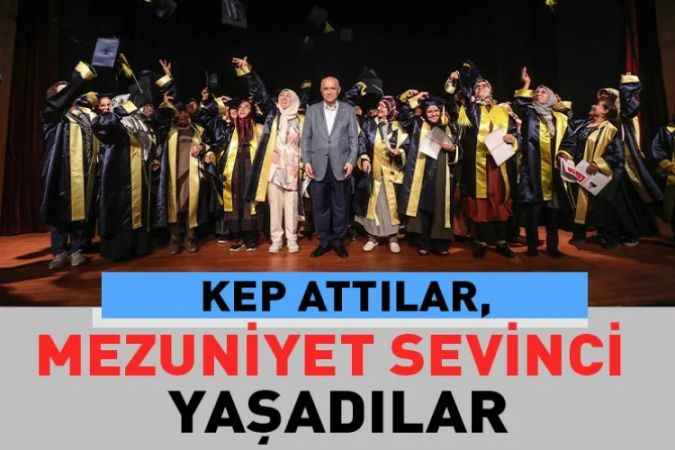Yenimahalle Belediyesi’nin Meslek Edindirme ve Hobi kurslarında öğrenim gören öğrenciler mezuniyet sevinci yaşadı.