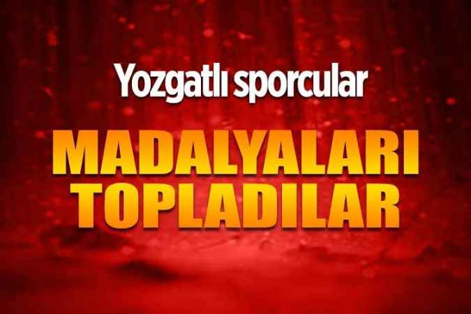 Tokat'ta düzenlenen Taekwondo Türkiye Şampiyonası'nda Yozgatlı sporcular madalya ile döndü