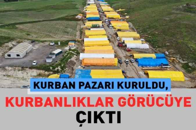 Keçiören belediyesi tarafından Karşıyaka Mahallesi’nde bulunan Mahmudiye ve Demir caddelerine kurban pazarı kuruldu.
