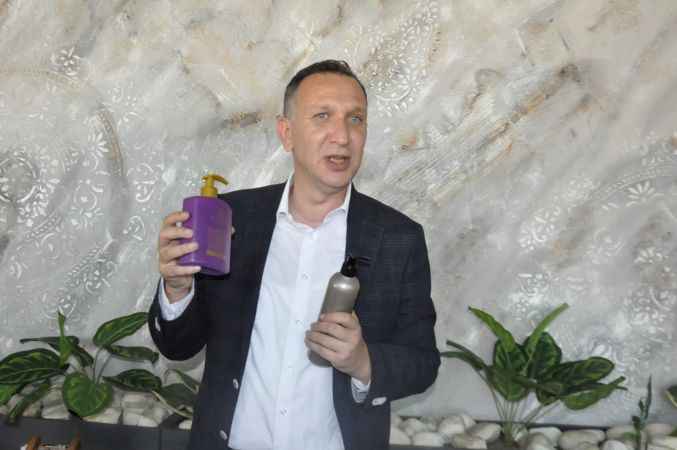 Yozgat'ın Sarıkaya İlçesi'nde bulunahn Basilica Therma'nın suyundan sabun ve şampuan üretildi