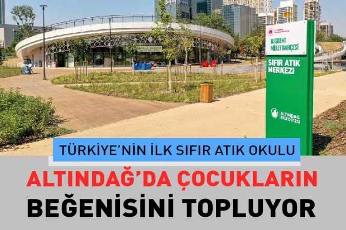Altındağ Belediyesi tarafından kurulan, Türkiye'nin ilk “Sıfır Atık Okulu”, başarılı çalışmalarına devam ediyor.