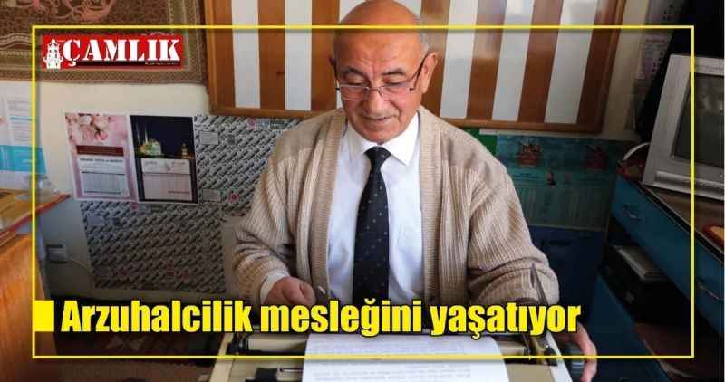 Arzuhalcilik mesleğini yaşatıyor