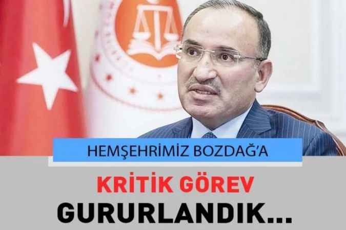 Yozgat’ı Gururlandıran Haber, AK Parti TBMM Başkanvekili Bekir Bozdağ Oldu