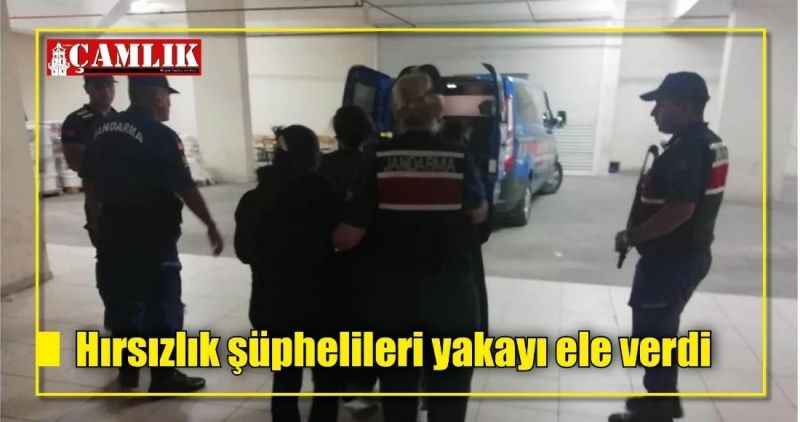 Hırsızlık şüphelileri yakayı ele verdi