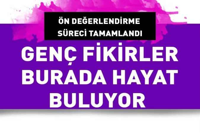 Genç fikirler burada hayat buluyor.  Genç Fikirler Fabrikası Başvuru Ön Değerlendirme Süreci Tamamlandı