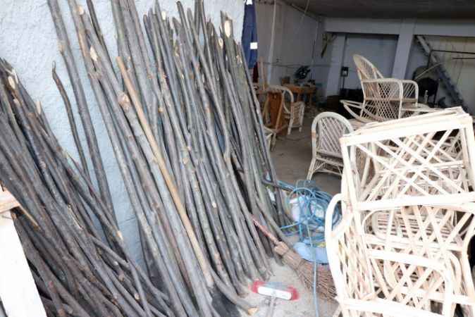 Kestane ağacından Bambu mobilya