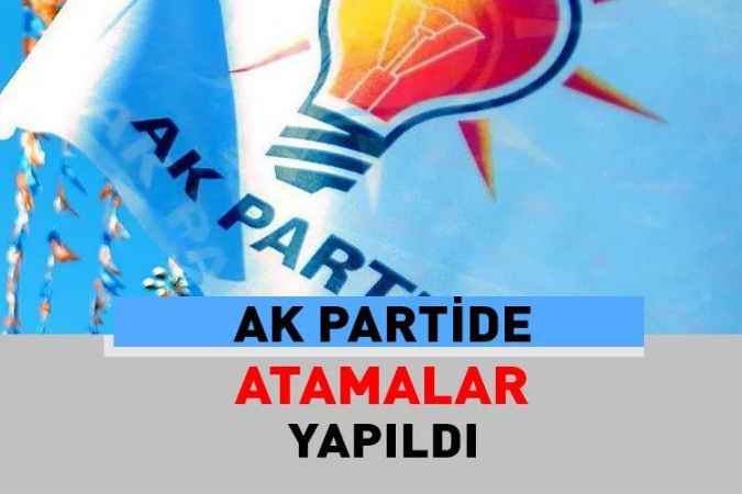 AK Parti'de genel başkanvekilliği, danışmanlıklara ve genel başkan yardımcılıklarına atama yapıldı.