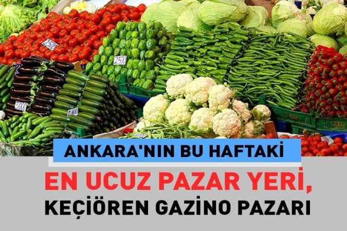 Türkiye’nin en ucuz halk pazarlarından bir tanesi bu semtte bulunuyor. İşte Ankara’nın en ucuz pazarının kurulduğu Keçiören’deki Gazino pazarı fiyatları 20 Haziran 2023