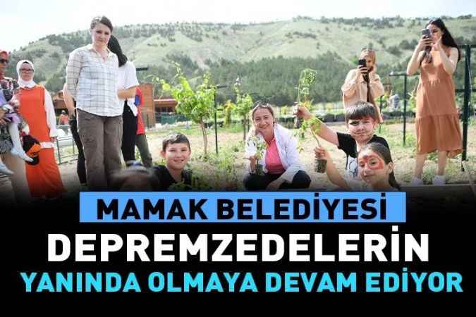 Mamak Belediyesi depremzedelere psikososyal destek vermeye devam ediyor.