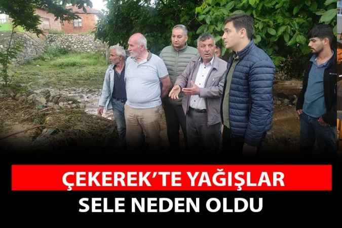 Yozgat’ta Yağışlar beraberinde sel getiriyor