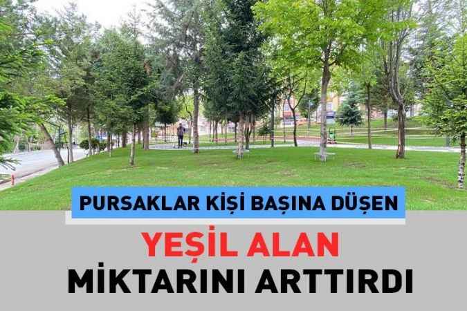 Pursaklar Belediyesi eskimiş ve kullanım açısından sağlıklı olmayan parkları yeniliyor.