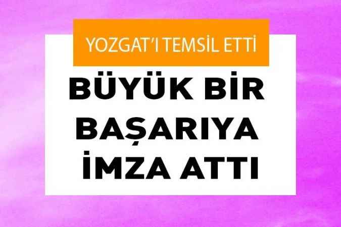 Anadolu Yıldızlar Ligi kapsamından düzenlenen Yüzme grup müsabakalarında Yozgatlı sporcu üçüncü oldu