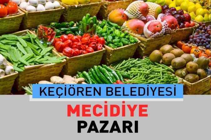 Ankara Keçiören Kamil Ocak Mahallesinde ki Mecidiye, Halk Pazarında Taze Sebze ve Meyveyi Bulacağınız, Pazar Güncel Fiyatları 24 Haziran 2023