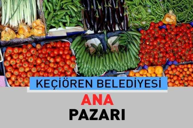 Ankara Keçiören Pınarbaşı Mahallesindeki Ana, Halk Pazarında Taze Sebze ve Meyveyi Bulacağınız Pazar Güncel Fiyatları 24 Haziran 2023